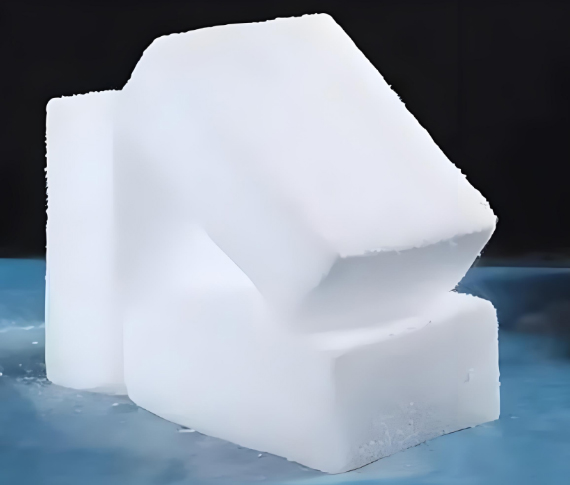 Dry ice (solid carbon dioxide)